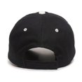 thumbnail image 2 of Outdoor Cap GL-645 Sandwich Visor-Black/White, 2 of 9