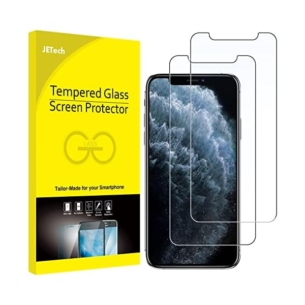xixishop Screen Protector for iPhone 11 Pro Max and iPhone Xs Max 6.5-Inch, Tempered Glass Film, 2-Pack