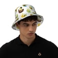 thumbnail image 4 of Fotbe Funny Avocado In Mexican Clothes Sombrero Tipo Pescador con Estampado – Sombrero de Sol de Algodón de Moda para Playa, Golf, Pesca, 4 of 6