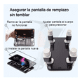 thumbnail image 2 of Pinzas Metal Pantalla Celular Clip Sujetadora Prensa Touch 4 pzs, gris/negro, 2 of 5
