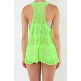 thumbnail image 2 of TD Collections Woman's Knit Crochet Top, Neon Green One Size, 2 of 2