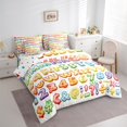 thumbnail image 3 of Castle Fairy Teens Monogrammed Letter Initial 7-Piece Bedding Comforter Set,Colorful Number King Bedding Sets,Kawaii Cute Ultra Soft Bed Sheets,Super Cozy Room Decor, 3 of 8