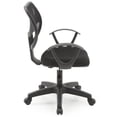 thumbnail image 4 of Hodedah Mesh Mid-Back Adjustable Height Task Chair in Black Fabric, 4 of 5