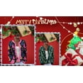 thumbnail image 4 of Moxiu Women Ugly Christmas Cardigan Plus Size Long Sleeve Open Front Button Down Cardigan Sweaters Cute Xmas Tree Print Fall Coat 2025, 4 of 5