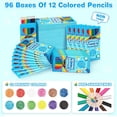 thumbnail image 2 of Lápices de colores Jumlys, 1152 unidades, 96 paquetes, preafilados, 2 of 7