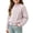 Purple, variant on Girls Striped Cardigan Jacket Crew Neck Long Sleeve Zip Up Sweatrer Jackets Soft Comfy Casual Cropped Knit Tops for Spring Fall 1-8 Years