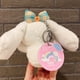 thumbnail image 5 of LLavero de peluche de Sanrio de Cinnamoroll, muñeco de Anime, lazo de dibujos animados, mochila, colgante, accesorios de bolsa, regalo para niños, 5 of 5