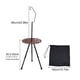 thumbnail image 2 of Mesa redonda para barbacoa, mesa con patas triangulares elevables, ajustable para viajes al aire libre, 2 of 9