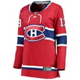 thumbnail image 2 of Women's Fanatics Cole Caufield Red Montreal Canadiens Home Premier Breakaway Player Jersey Breakaway Jersey, 2 of 3