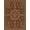 Brown, Pattern 1, variant on ODIKA Lone Southwestern Distressed Border Cowboy Motif Aztec Vintage Flowing Dynamic Non-Slip Chair-Friendly for Dining Room, Large Office, Lounge