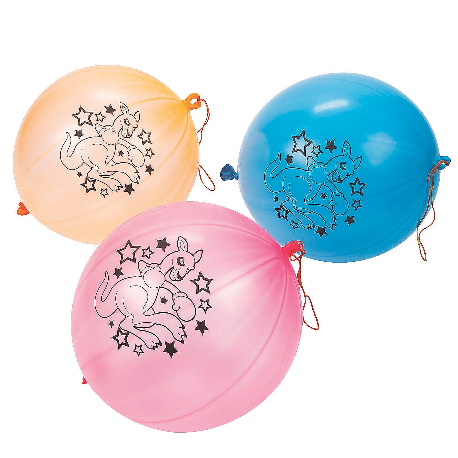 Kickin Kangaroo Punch Balloon Party Favors 12 Pieces