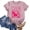 Pink, variant on Women's Dolly Shirts Women Retro Dolly Country Music T‑Shirt, Crew Neck Short Sleeve Vintage Graphic Tee Loose‑Fit Casual Unisex Daily Tops