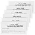 thumbnail image 1 of HLONK 6 Books of Financial Register Check Register Large Print Checkbook Portable Financial Checkbook, 1 of 8