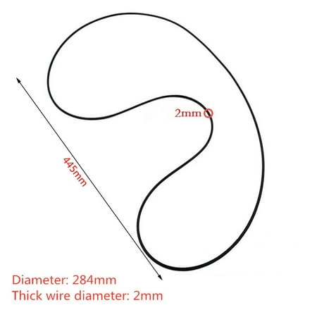 UNTERING Rubber Belt Replace Turntable Phono Tape Belt for Record Player Phono Belt-Driven Turntables