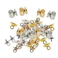 thumbnail image 1 of 50 piezas de aleación de estilo accesorios para el cabello que encuentran cierres de bricolaje artesanales Soledad Clases de cuerda de pelo, 1 of 8