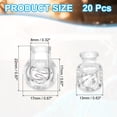 thumbnail image 2 of Uxcell Plastic Cord Locks, Single Hole Toggle Stopper Round Ball Shaped Adjustable Cord Stops Fastener Clear, 2 of 6