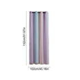 thumbnail image 3 of Topukaiba Blackout Curtains with Sheer Overlay Mix and Match Double Layer Thermal Insulated Window Panels 52 inch for Living Room Bedroom Drapes with Grommet Top,52"x40",Multicolor-C, 3 of 6