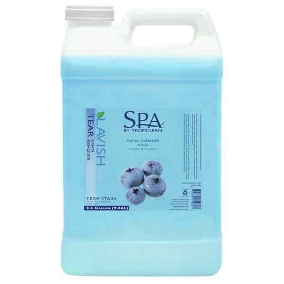 Pet Facial Scrub Gentle Dog Cat Tear Stain Remover Oatmeal Blueberry Formula (2.5 Gallon)
