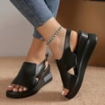 thumbnail image 6 of Mostsola Wedge Sandals for Women 2025 Slingback Heels Open Toe Fashion Platform Sandals, 6 of 9