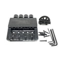thumbnail image 1 of 1 Set 4 String Headless Bass Guitar Bridge System Electric Bass Part for Headless Electric Bass Rep, 1 of 4