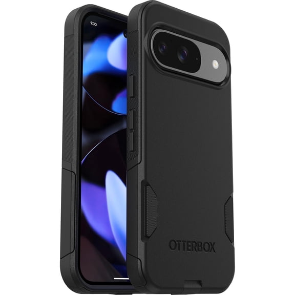 OtterBox Google Pixel 9 & Pixel 9 Pro (Only) - Commuter Series Case - Black - Slim & Tough - Pocket-Friendly - with Port Protection