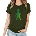 thumbnail image 4 of CHUMUD Womens St Patricks Day Shirt Green Shamrock Shirts St Patricks Day Clover Graphic Tshirt Tops, 4 of 4