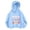 Blue, variant on WAYUTE Sweatshirts for Girls Multicolor Heart Graphic Hoodies Long Sleeve Hooded Sweatshirt for Kids Child Fashion Versatile Casual Streetwear,Blue,Size 9-10 Y
