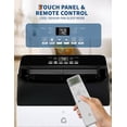 thumbnail image 3 of Bingirl Portable 14000 BTU Air Conditioner with Dehumidifier and Fan - Cools Spaces up to 750 Sq. Ft., Features Remote Control, Auto Oscillation, and Sleep Mode, 3 of 7