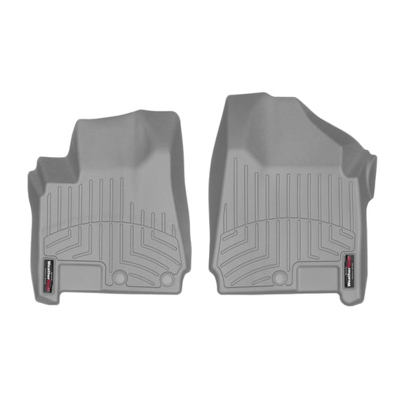 WeatherTech Custom Fit FloorLiners compatible with 2013-2016 Cadillac SRX - 1st Row (Driver & Passenger), Grey