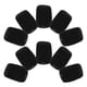 thumbnail image 5 of 12 fundas de espuma para micrófono, protectores antiviento para micrófono de mano, reducción de ruido, color negro, 5 of 7