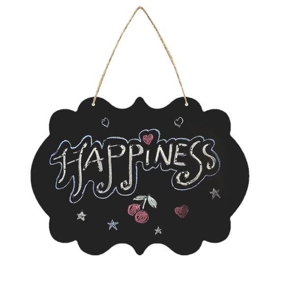 Soimiss Wall Chalkboard Double Sided Decorative Black 1Pcs