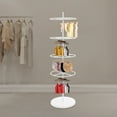 thumbnail image 3 of Rotatable Round Dispaly Rack, Round Clothing Rack, Metal Clothes Hanging Rack, 3 of 14