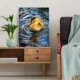 thumbnail image 5 of Cute Swimming Duckling Animal Canvas Print Nursery Home Decor, 5 of 8
