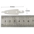 thumbnail image 5 of 50pcs Stainless Steel Needle Threader Embroidery Cross Stitch Needle-Threading Sewing Needlework DIY Tool for Large Eye Needles, 5 of 5