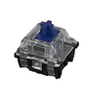 thumbnail image 1 of GATERON KS-15 Optical Blue Keyboard Switches, 55gf RGB LED Infrared Path Clicky Key Switches for Mechanical Keyboard (35PCS, Blue), 1 of 3