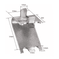 thumbnail image 3 of 12 Pcs Clip Soporte Para Parrilla Estante De Refrigerador Plata, 3 of 5