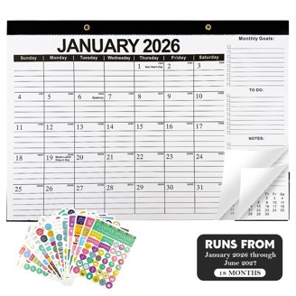 Ban.do Week-to-Week Mega Desktop Notepad - 52 Undated Sheets, Daisy Design