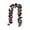D, variant on Clearance!5.7Ft Black Flower Rose Garland Halloween Decor with Artificial Black Rose Vines Floral Garland Artificial Silk Roses for for Wedding Flowers Table Centerpiece Arrangement Room Mirror Decor