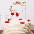 thumbnail image 4 of 6 Pcs Valentine's Day Card Decor Birthday Cupcake Topper Wedding Cake Toppers Cake Picks, 4 of 6
