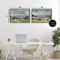 thumbnail image 3 of Stupell Industries Breezy Bay Landscape 2 Piece Brown Framed Floater Canvas Set design by Elara Yasna, 17 x 25, 3 of 9