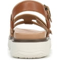 thumbnail image 5 of Vionic Women's Solana Strappy Platform Sandal Tan Leather 7.5M, 5 of 5