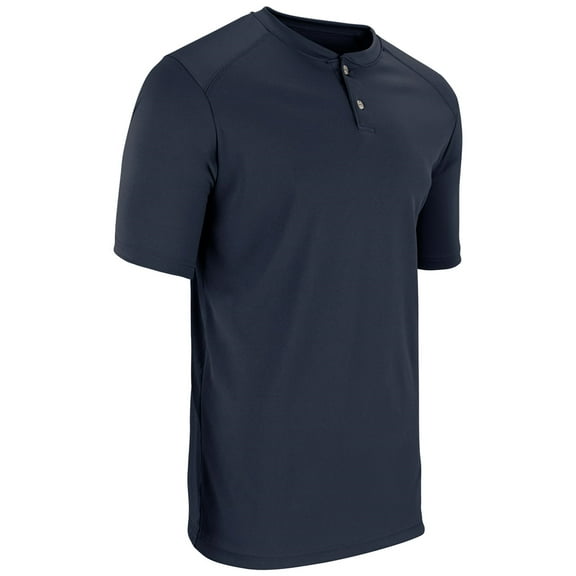 DRI-GEAR® Two Button Jersey - NAVY BODY - M