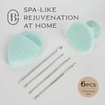 thumbnail image 6 of Bella Ciao 6-in-1 Face Skin Care with Exfoliating Brush, Blackhead and Makeup Remover, Blue, 6 of 9