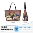 thumbnail image 4 of Fotbe Bottle Glass Red Wine Bolsa de Viaje para Playa - Resistente al Agua, Bolsa Tote de Gran Capacidad y Ligera con 7 Bolsillos para Mujeres y Hombres, 4 of 7