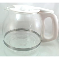 Genuine PLD13, Coffeemaker Glass Carafe, White 12 Cup fits Mr. Coffee GC12