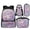 Bubble Axolotl, variant on Yspwyqan Ocean Purple Axolotl Backpack Set 4Pcs with Lunch Box Pencil Case and Water Bottle Bag, 17 Inch Double Zipper Lightweight Bookbags Fits 14" Laptop for School Travel