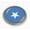 Semi-Flexible Aluminum Bezel, variant on Flag of Somalia | 3D Domed CAR Emblem Badge Sticker Flexible Round
