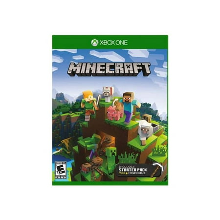 Microsoft Minecraft Starter Collection, Xbox One, (Best Minecraft Seeds Xbox One)