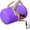 Purple, variant on Air Roller Gymnastics Barrel Back Handspring Trainer Air Barrel Gymnastics Air Tumbling Mat for Tumbling Cheerleading Training Yoga Gym with Manual Air Pump Backhandspring