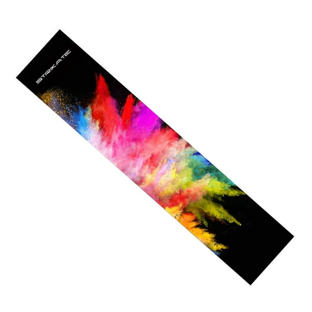 Papel de lija para monopatín longboard profesional, cinta de lija, papel de lija colorido, sin burbujas, para bricolaje Vistoso